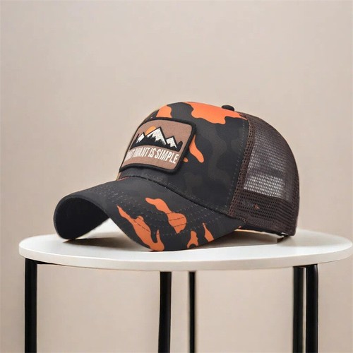 Mens mountain mesh trucker hat - mesh,